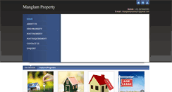 Desktop Screenshot of manglamproperty.com